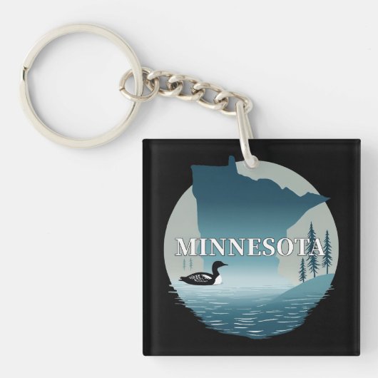 Minnesota USA Schlüsselanhänger (Vorderseite)