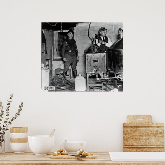 MINNESOTA VERBOT MOONSHINE BUST POSTER (Küche)