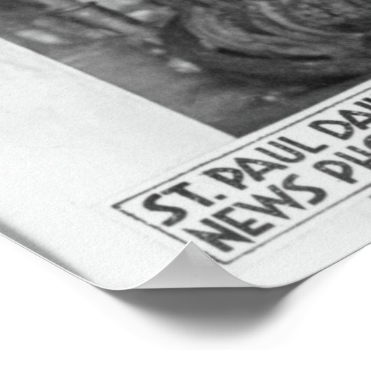 MINNESOTA VERBOT MOONSHINE BUST POSTER (Ecke)