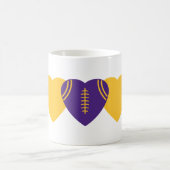 Minnesota Vikings Football Herzdesign Kaffeetasse (Mittel)