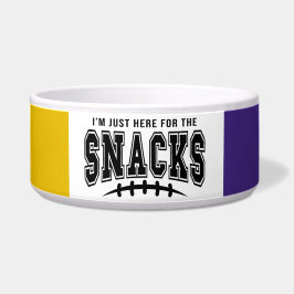 Minnesota Vikings Hier für Snacks Haustier Napf