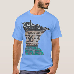 Minnesota Vintag License Teller T-Shirt
