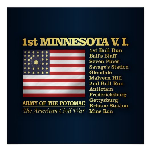 Minnesota Volunteer Infanterie (BH) Poster (Vorderseite)