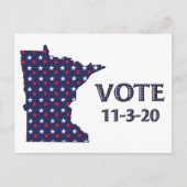 Minnesota Vote Postkarte (Vorderseite)