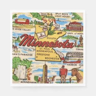 Minnesota Wahrzeichen Party Serviette