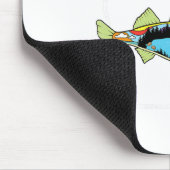 Minnesota Walleye Fischen Süßwasser Fischer Wal Mousepad (Ecke)