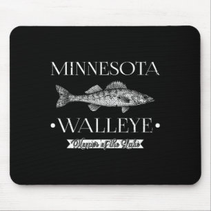 Minnesota Walleye Mittelwestliche Fischerei Fische Mousepad