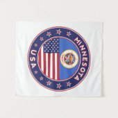 Minnesota Wandteppich (Vorderseite (Horizontal))