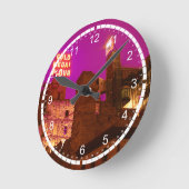 Minnesota-Wanduhren Runde Wanduhr (Winkel)