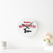 Minnesota-Wanduhren Runde Wanduhr (Zuhause)