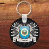 Minnesota-Wappen Schlüsselanhänger (Vorderseite)
