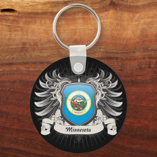 Minnesota-Wappen Schlüsselanhänger (Vorderseite)