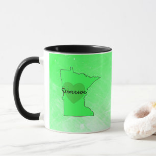 Minnesota Warrior Lyme Disease Awareness Coffee Mu Tasse
