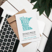 MINNESOTA Wir haben neue Adresse Neue Zuhause vers Postkarte