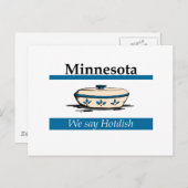 Minnesota: Wir sagen Hotdish Postkarte (Vorne/Hinten)