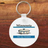 Minnesota: Wir sagen Hotdish Schlüsselanhänger (Vorderseite)