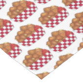 Minnesota Wisconsin Food Tischdecke (Schrägansicht)