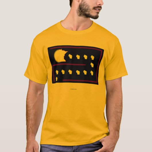 Minnesota-Wisconsin "Videospiel-" Shirt (Vorderseite)