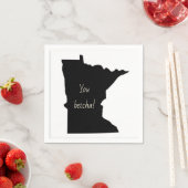 Minnesota You Betcha Napkins Serviette (Beispiel)