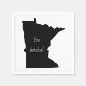 Minnesota You Betcha Napkins Serviette (Vorderseite)