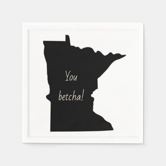 Minnesota You Betcha Napkins Serviette (Vorderseite)