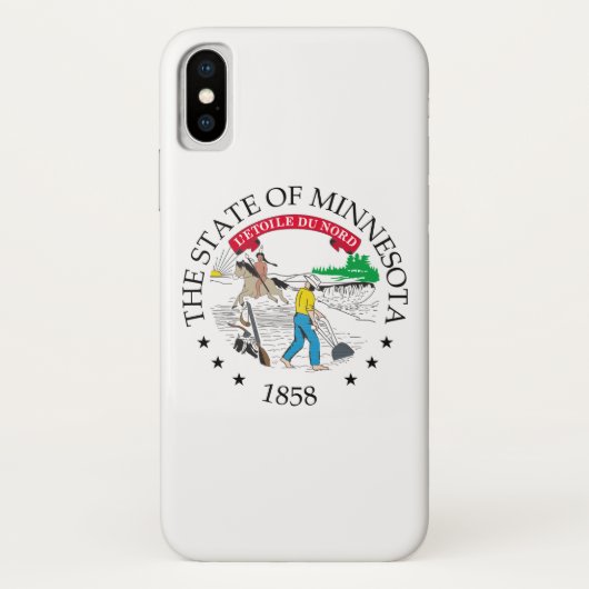 Minnesota-Zeichen Case-Mate iPhone Hülle (Rückseite)