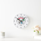 Minnesota-Zeichen Runde Wanduhr (Zuhause)