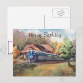 Minnesota Zephyr Bahn Geburtstag Postkarte (Vorne/Hinten)