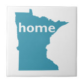 Minnesota-Zuhause Fliese (Vorderseite)