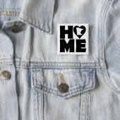 Minnesota Zuhause Heart Staat Button Abzeichen But (Beispiel)