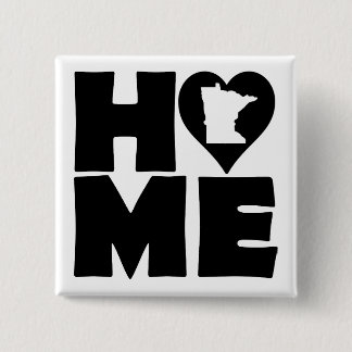 Minnesota Zuhause Heart Staat Button Abzeichen But