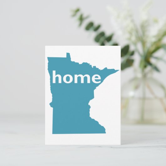 Minnesota Zuhause Postkarte (Stehend Vorderseite)