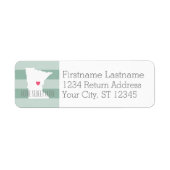 Minnesota Zuhause Staat Liebe mit benutzerdefinier (Vorne)