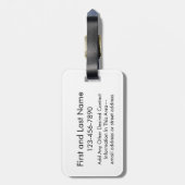 Minnesota Zuhause Staat Liebe mit Optinal Heft Gepäckanhänger (Rückseite vertikal)