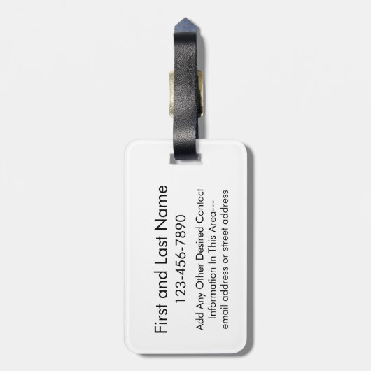 Minnesota Zuhause Staat Liebe mit Optinal Heft Gepäckanhänger (Rückseite vertikal)