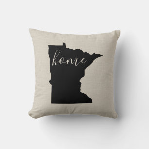 Minnesota Zuhause Staat Throw Kissen