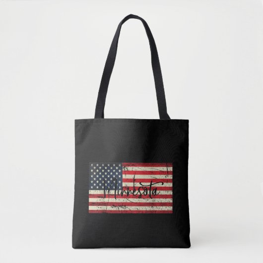 Minnesota Zuhause Tote Beutel Leinwand Tasche (Vorderseite)