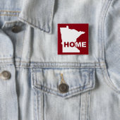 Minnesota Zuhause weg vom Staat Button Abzeichen B (Beispiel)