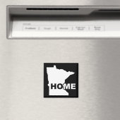 Minnesota Zuhause weg vom Staat Kühlschrankmagnet (In Situ (Geschirrspüler))