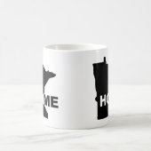Minnesota-Zuhause weg von Staats-Tasse oder Kaffeetasse (Mittel)
