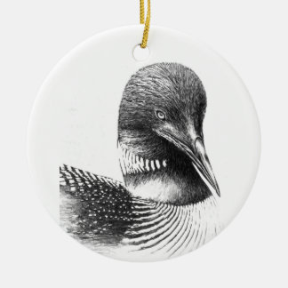 MinnesotaLoon durch William Martin Keramik Ornament
