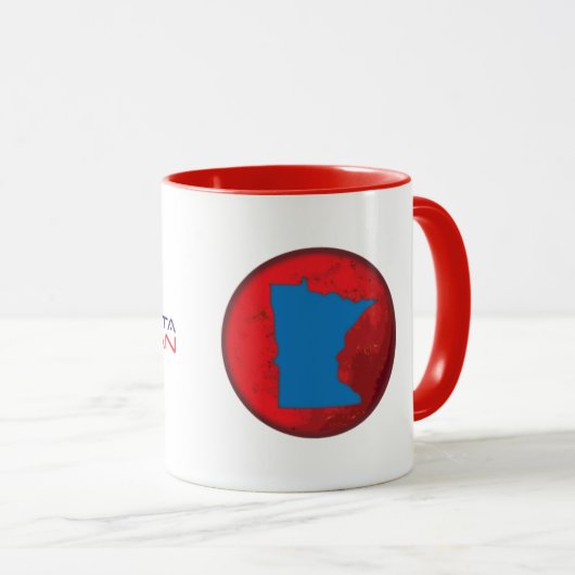 Minnesotamarswecker-Tasse Tasse (VorderseiteRechts)