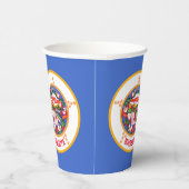 Minnesotan Flag & Seal, Flag of Minnesota Pappbecher (Rechts)
