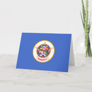 Minnesotan Flagge, Flagge von Minnesota Karte