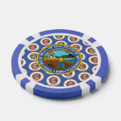 Minnesotan Flagge & Siegel, Minnesota Pokerchips (Einzeln)