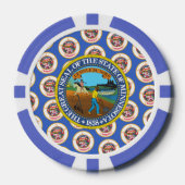 Minnesotan Flagge & Siegel, Minnesota Pokerchips (Vorderseite)