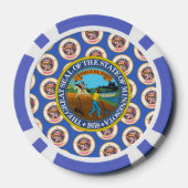 Minnesotan Flagge & Siegel, Minnesota Pokerchips (Rückseite)