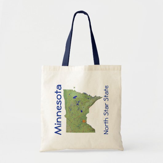 Minnesotan Map Bag Tragetasche (Vorne)