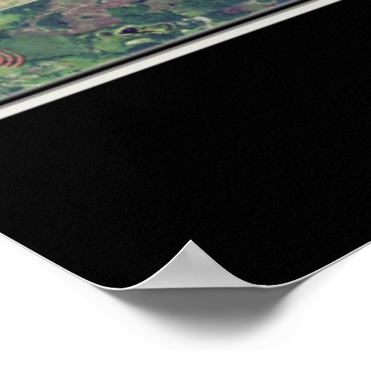 Minnetonka-Minnesota-Satellitenposter Poster (Ecke)