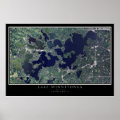 Minnetonka-Minnesota-Satellitenposter Poster (Vorne)